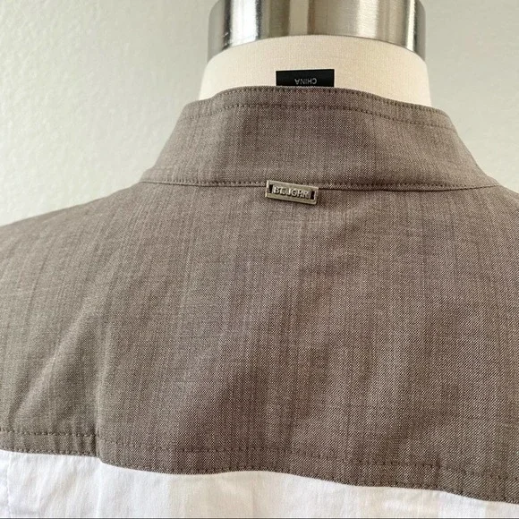 ST. JOHN Wool Blend Safari Utility Sleeveless Dress Size 12 - Picture 5 of 14